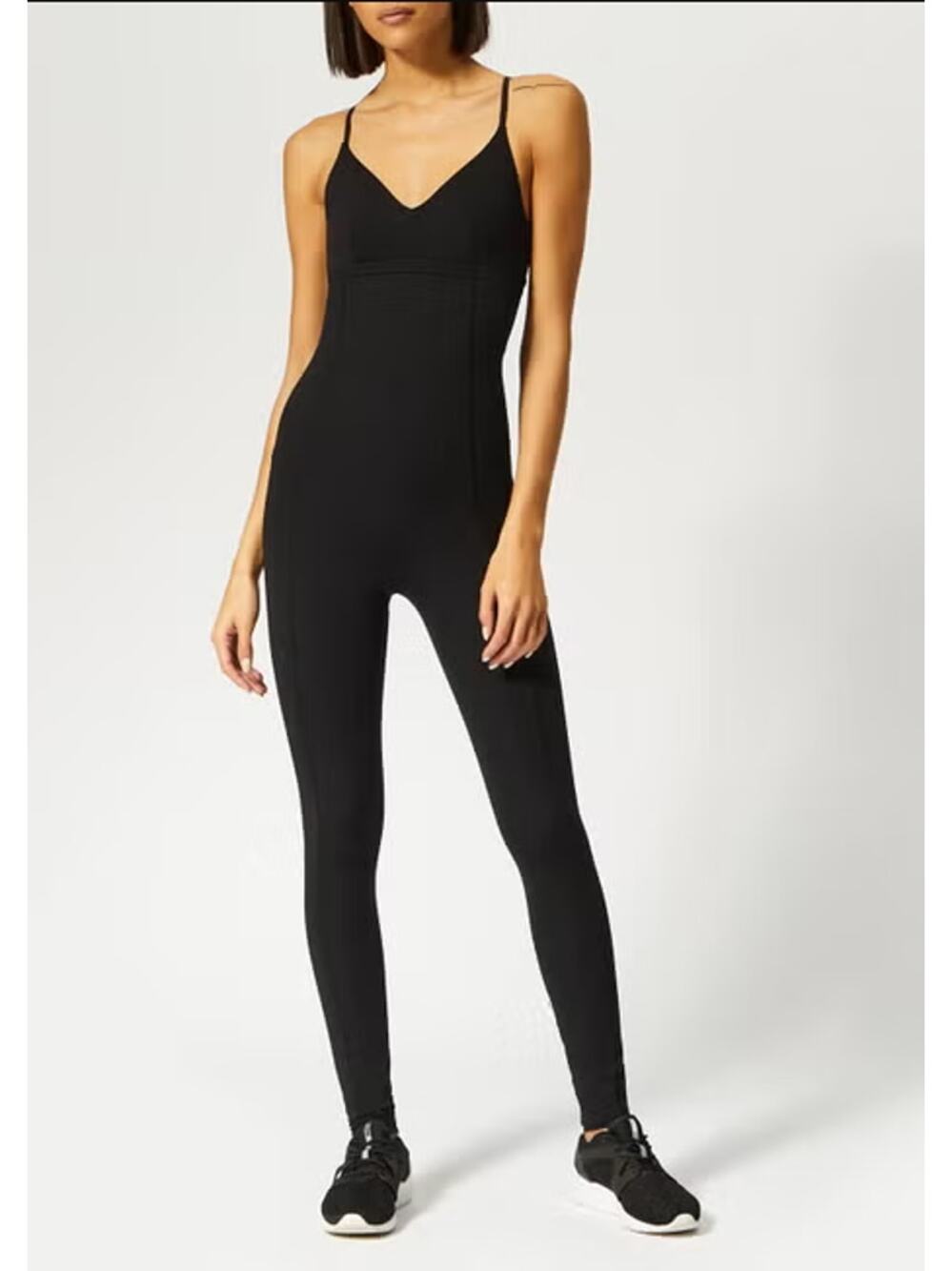 The Upside Black Unitard One Piece Activewear Jumpsuit Pilates Womens 10
